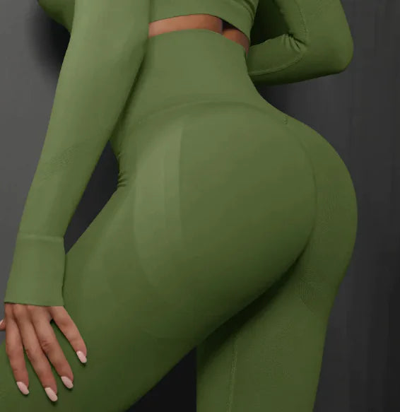 Flow High Waist Seamless Yoga Pants